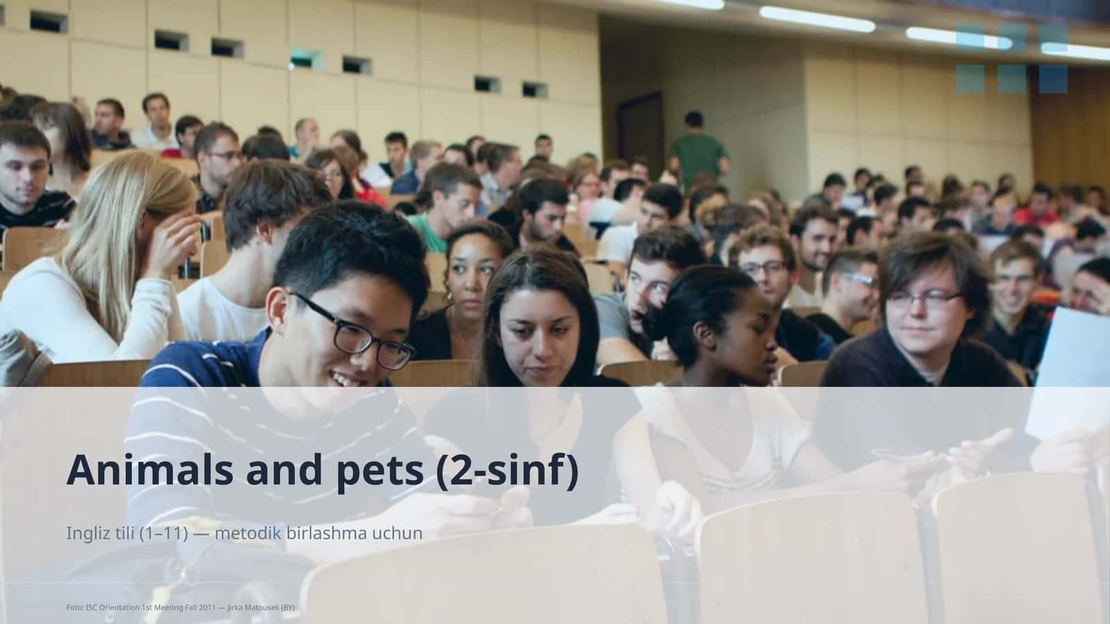Animals and pets (2-sinf)