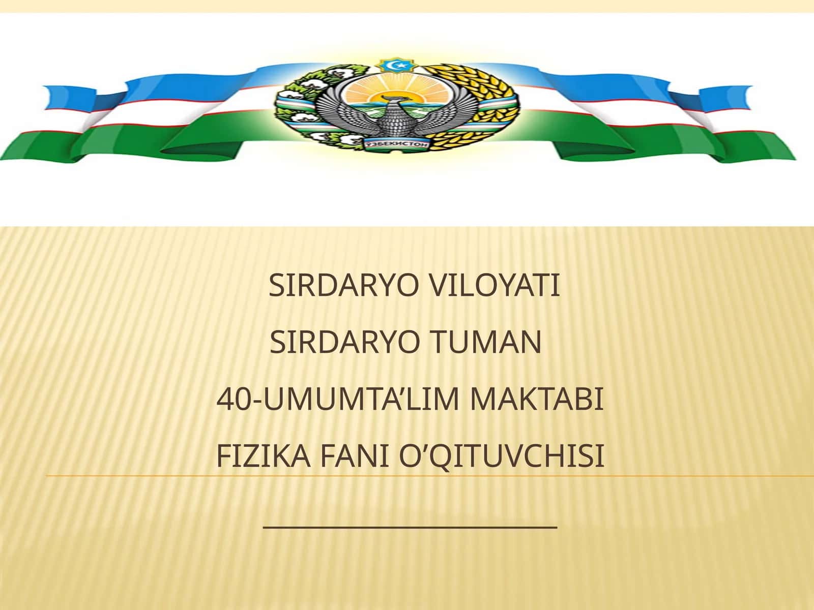 ELEKTROSTATIK MAYDONDA ZARYADNIKO‘CHIRISHDA BAJARILGAN ISH