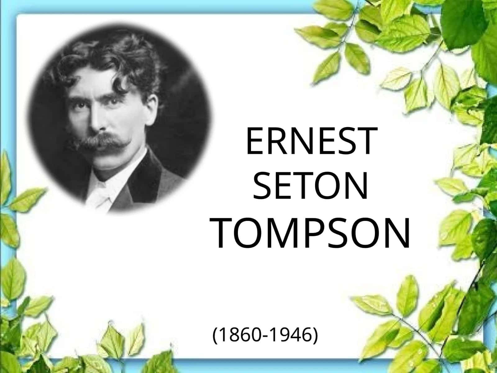 ERNEST SETONTOMPSON