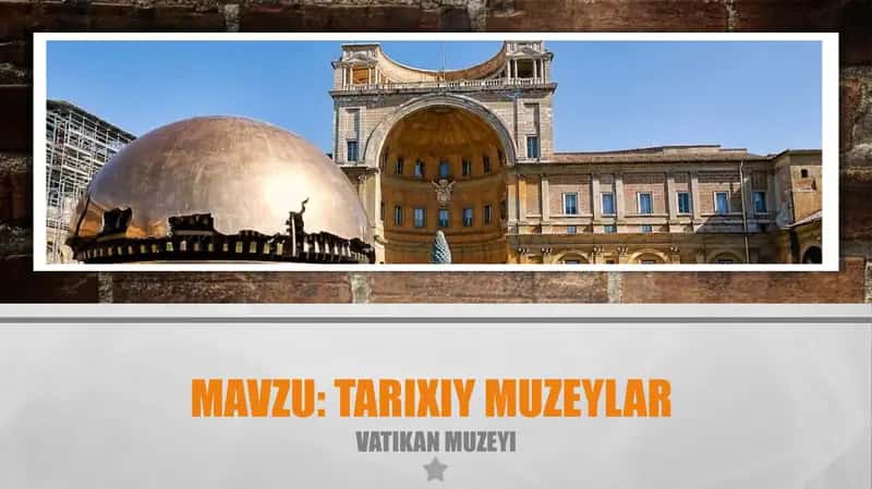 Tarixiy muzeylar Vatikan muzeyi