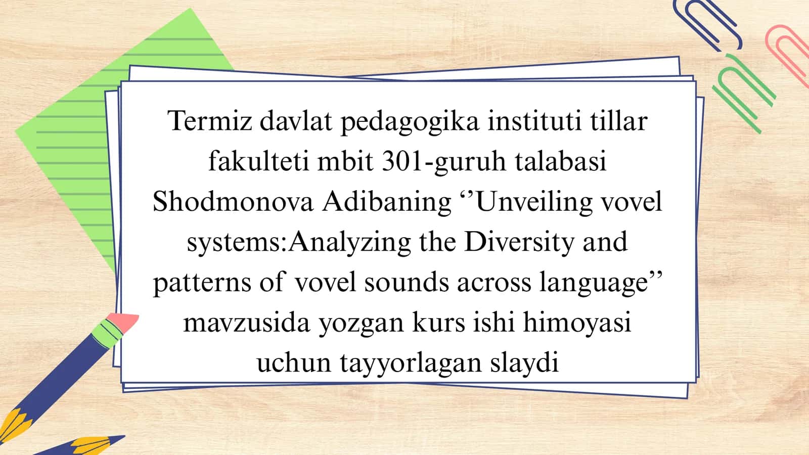 Unveiling vovel systems: Analyzing the Diversity and patterns of vovel sounds across language