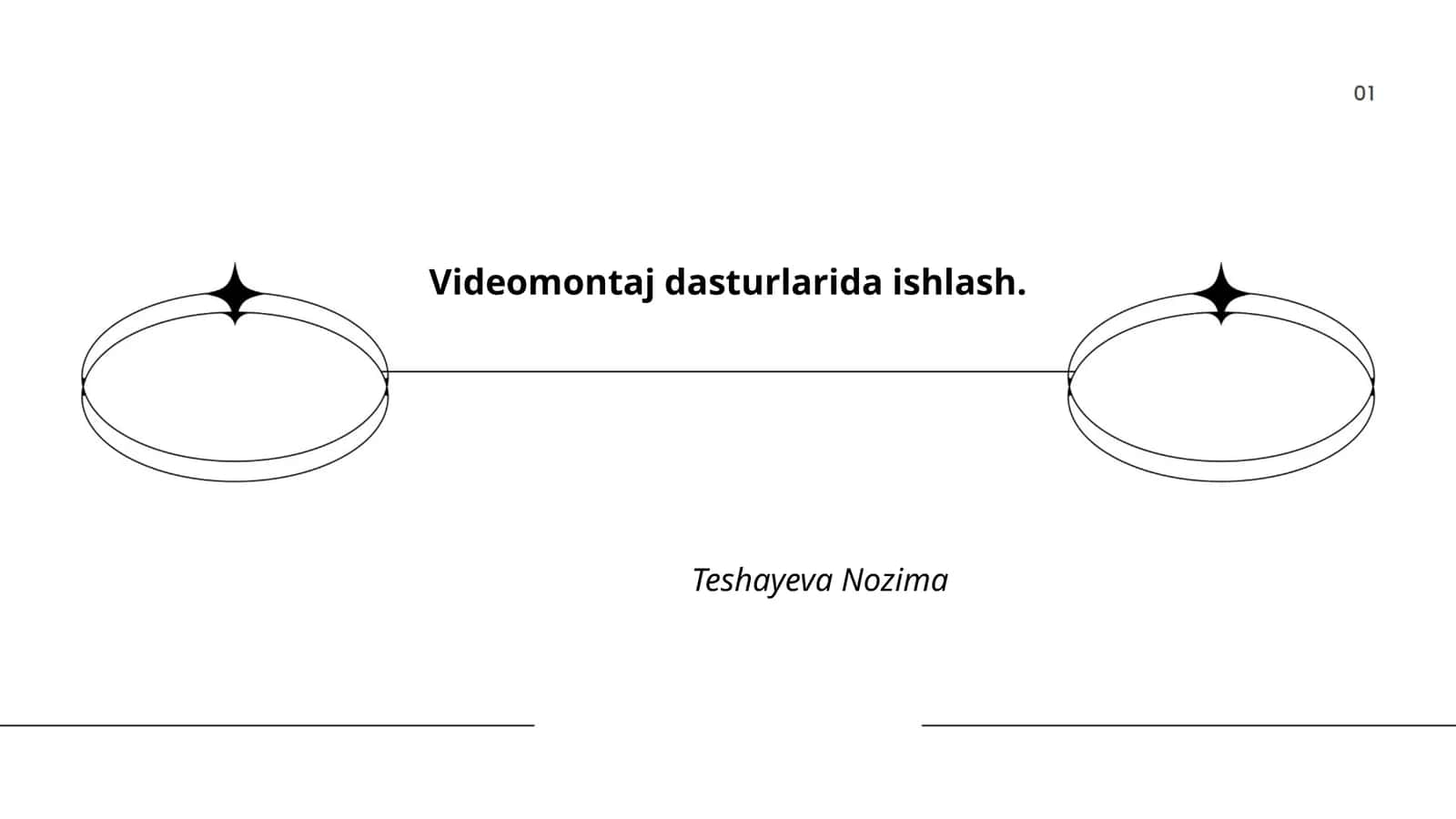 Video montaj dasturlarida ishlash