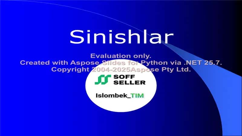 Sinishlar