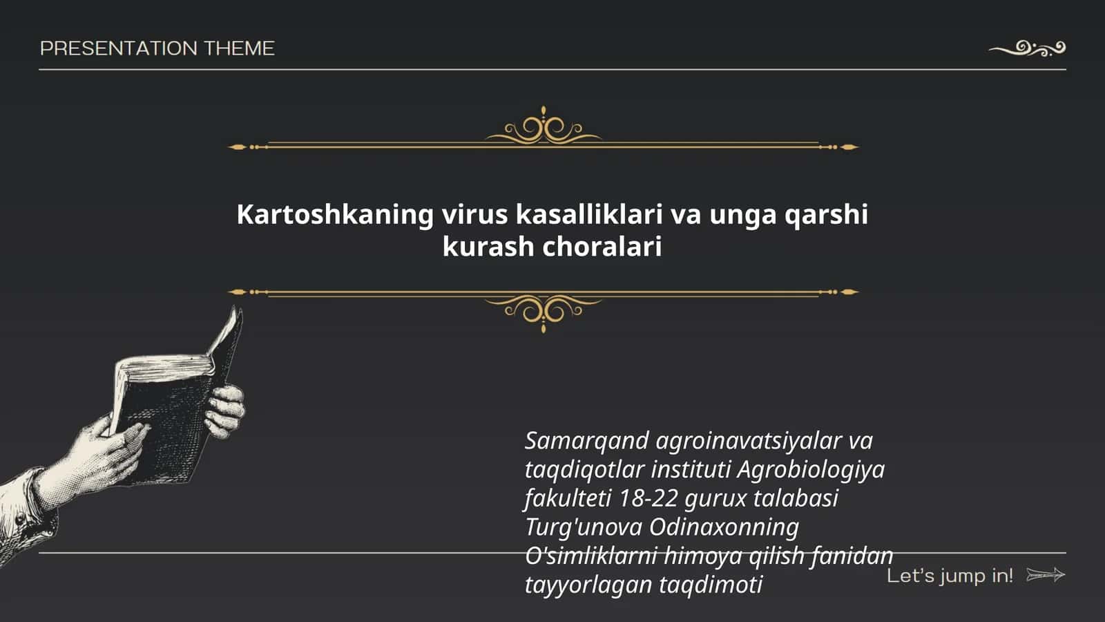 Kartoshkaning virus kasalliklari va unga qarshi kurash choralari