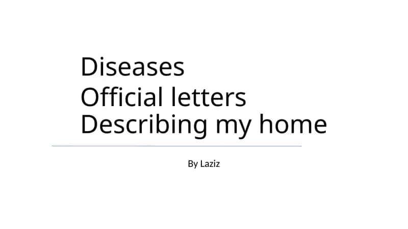 Diseases