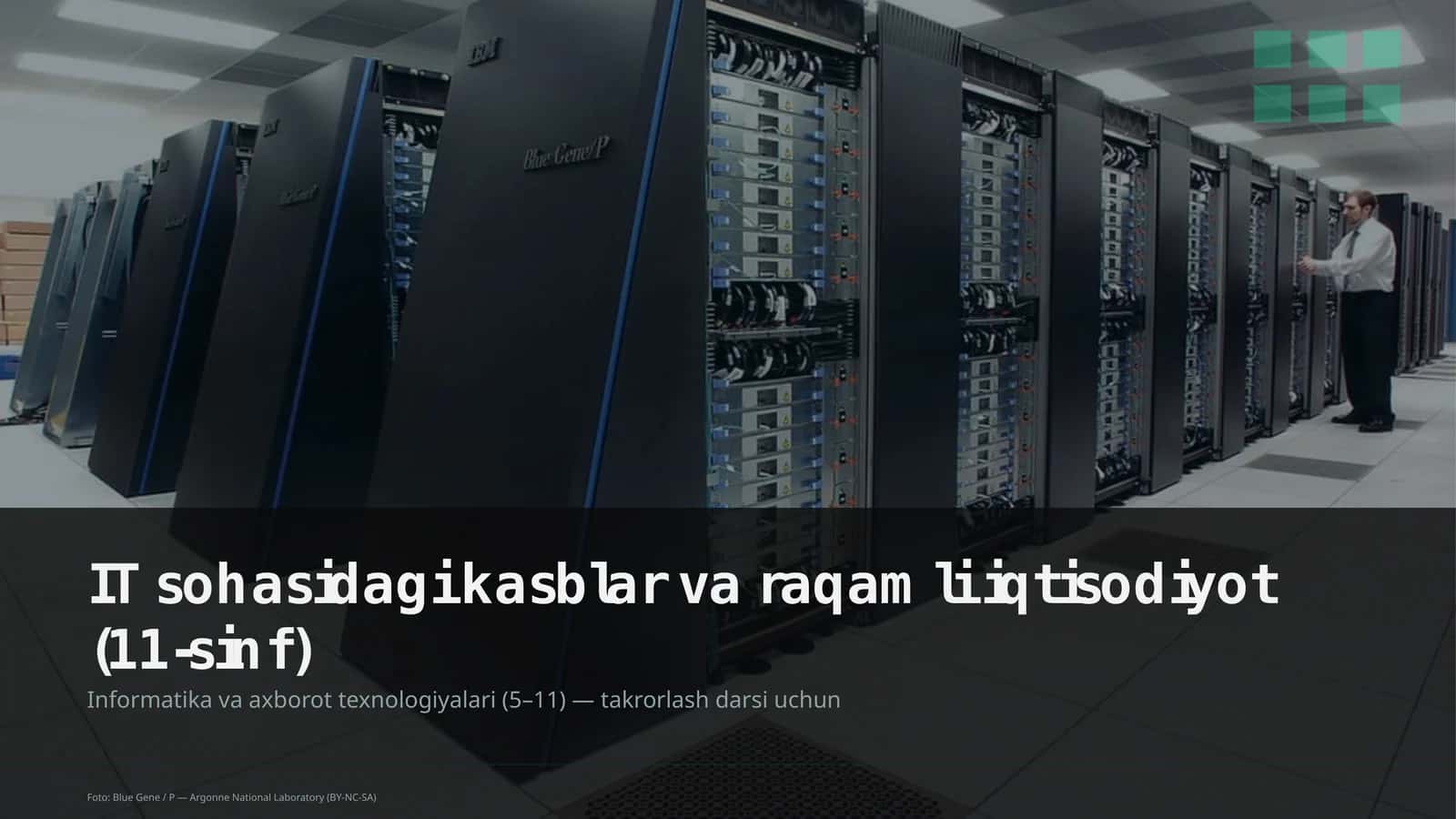 Informatika va axborot texnologiyalari (5–11) — takrorlash darsi uchun