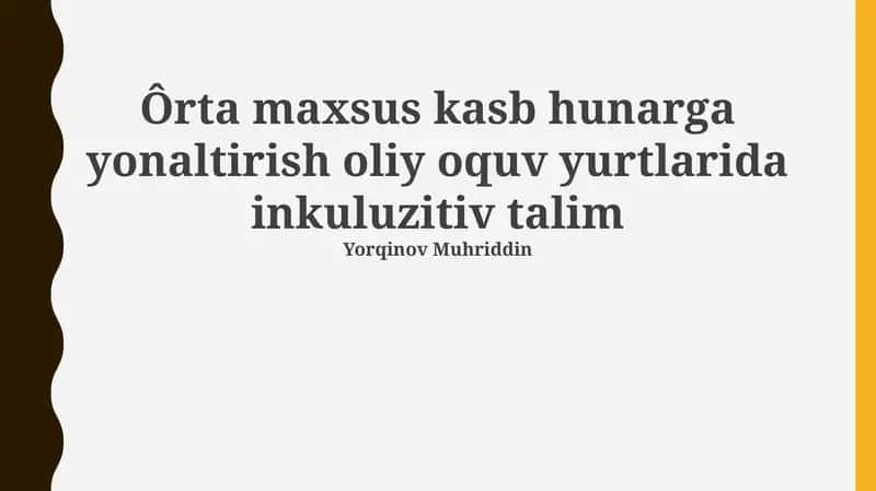 Muvaffaqiyatli Misollar va Tajribalar