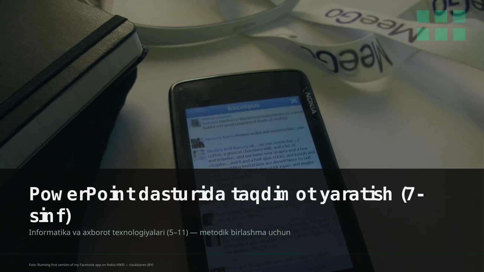 PowerPoint dasturida taqdimot yaratish (7-sinf)