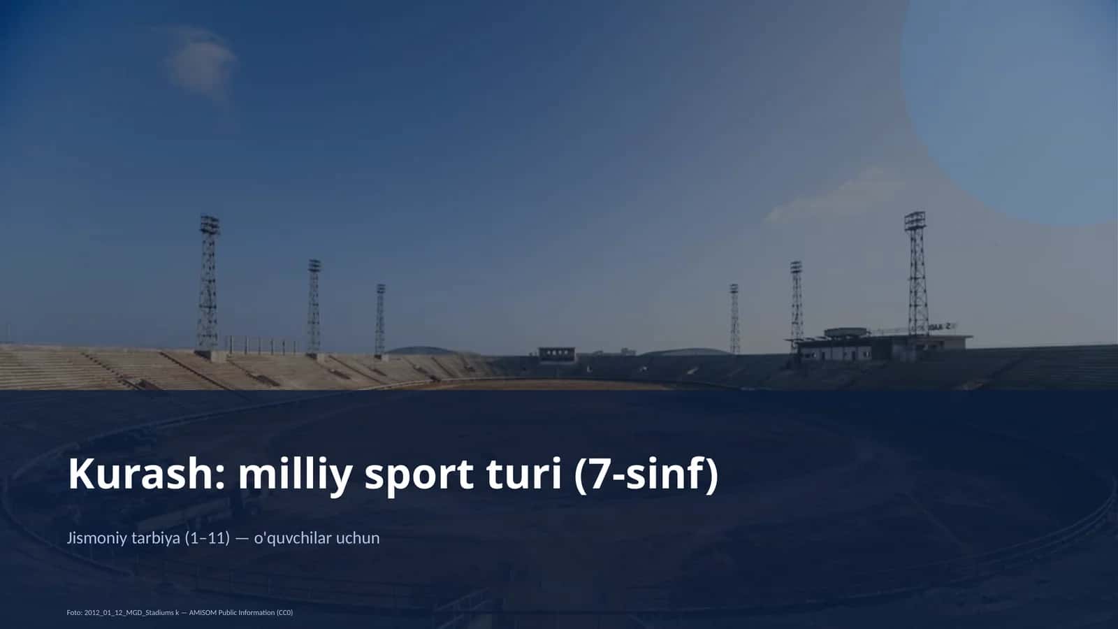 Jismoniy tarbiya (1–11)