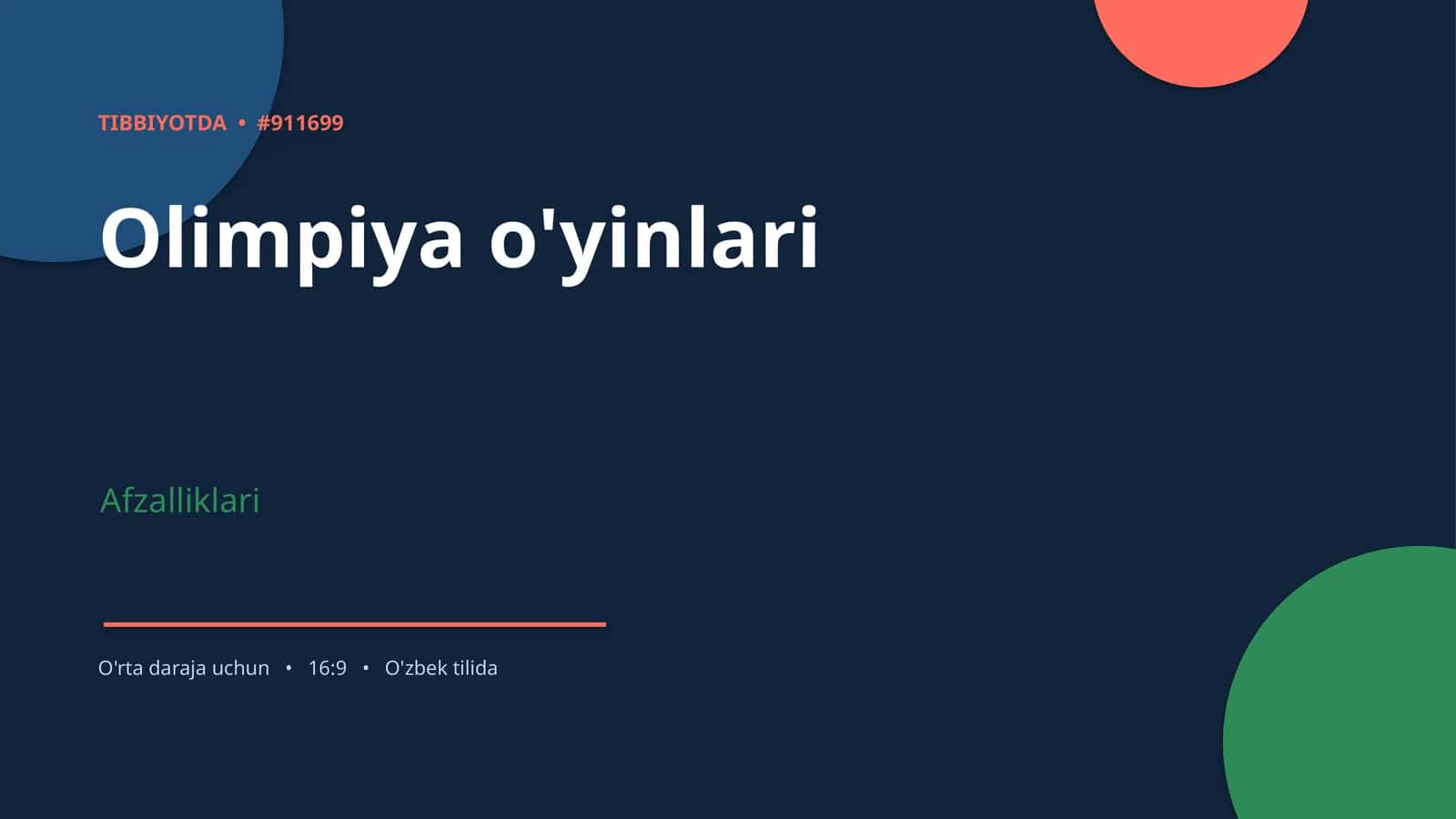 Tibbiyotda Olimpiya O'yinlari