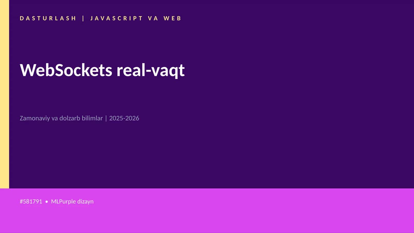 WebSockets real-vaqt