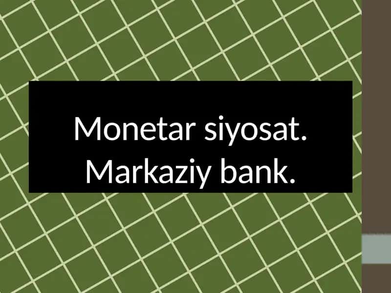 Monetar siyosat. Markaziy bank.