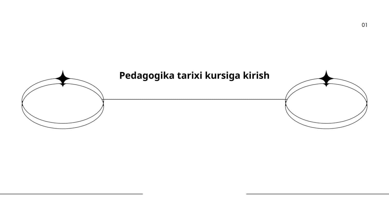 Pedagogika tarixi kursiga kirish