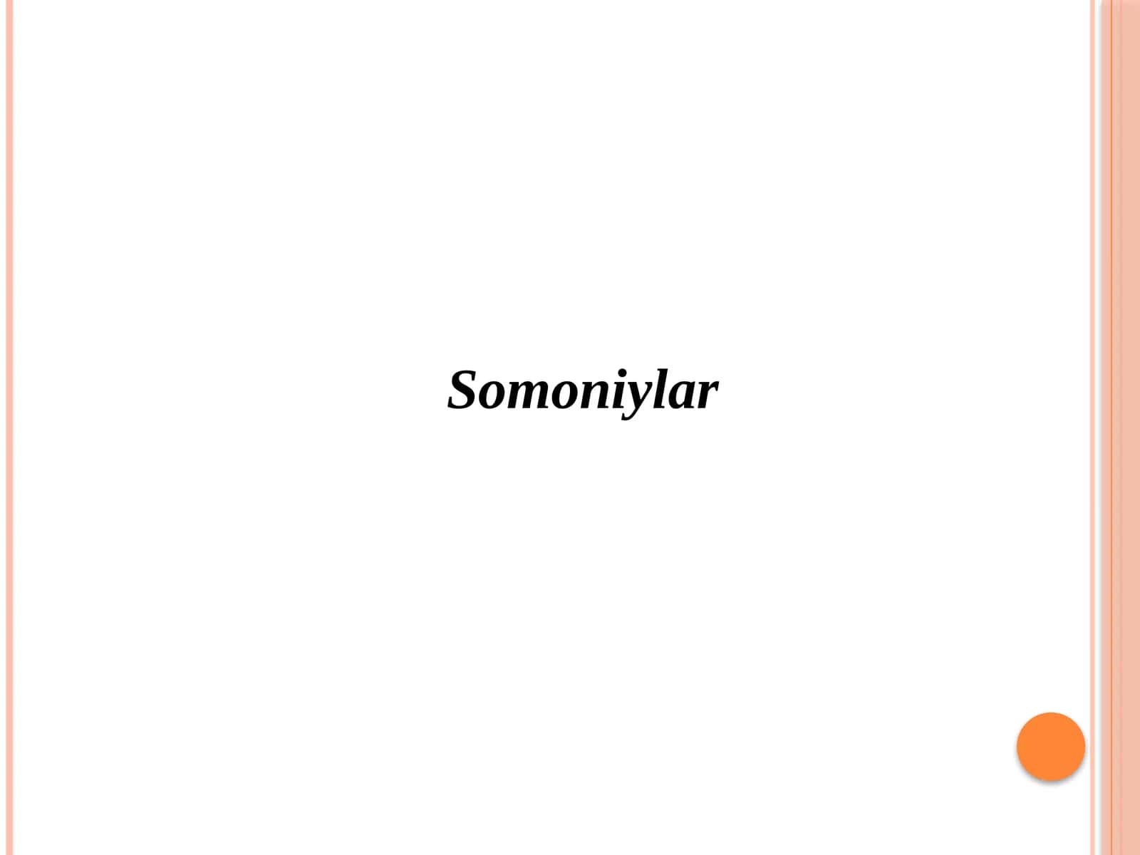 Somoniylar
