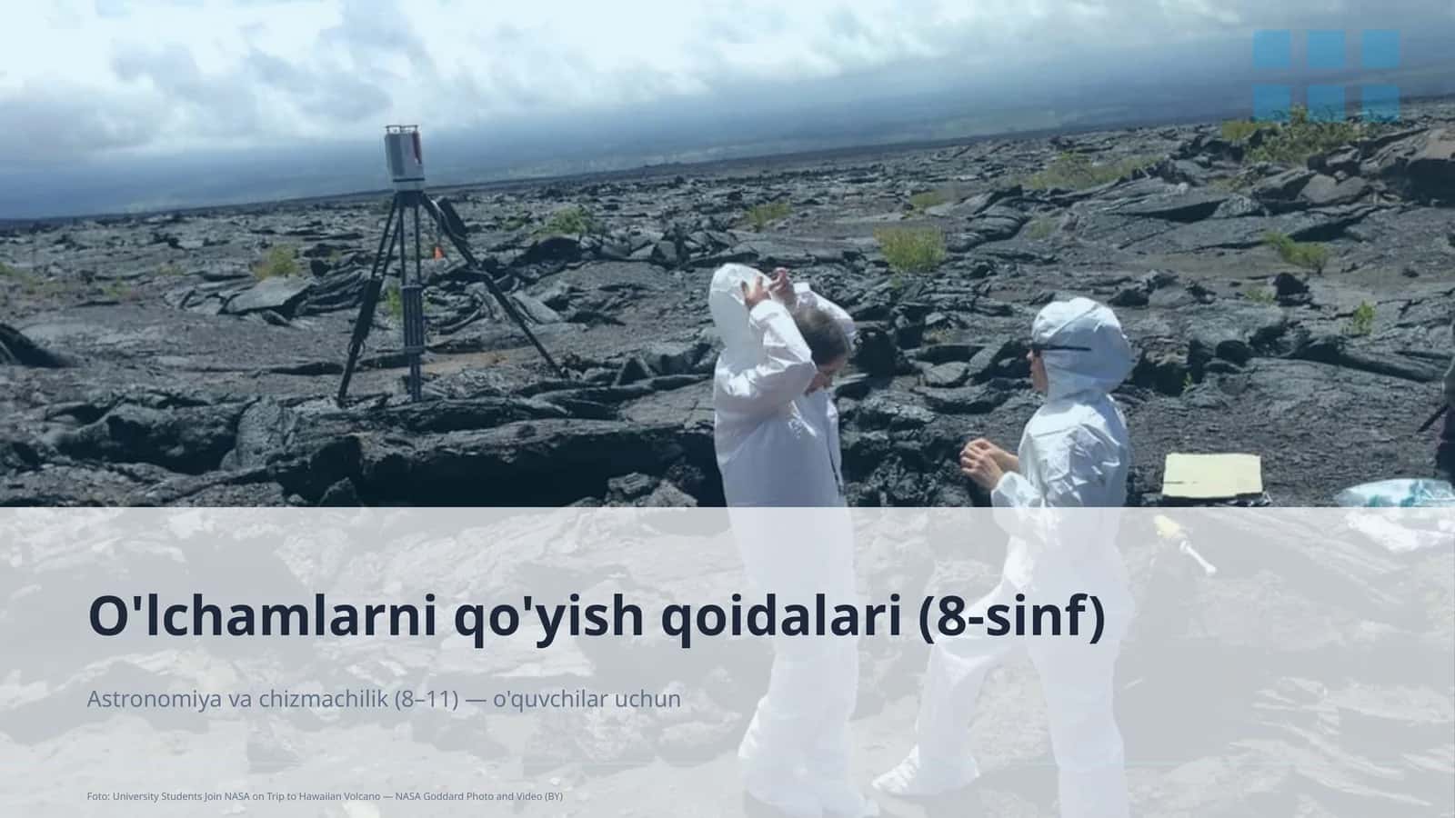 O'lchamlarni qo'yish qoidalari (8-sinf)