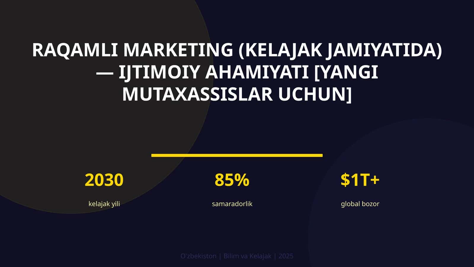 Raqamli marketing (kelajak jamiyatida) — ijtimoiy ahamiyati [yangi mutaxassislar uchun]