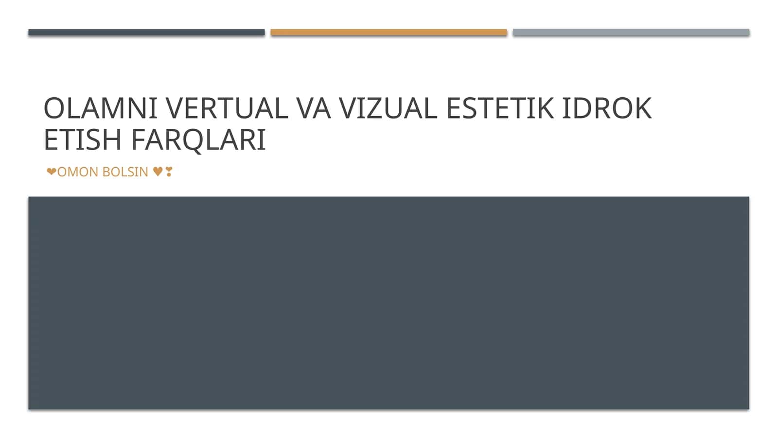 Virtual va vizual estetika