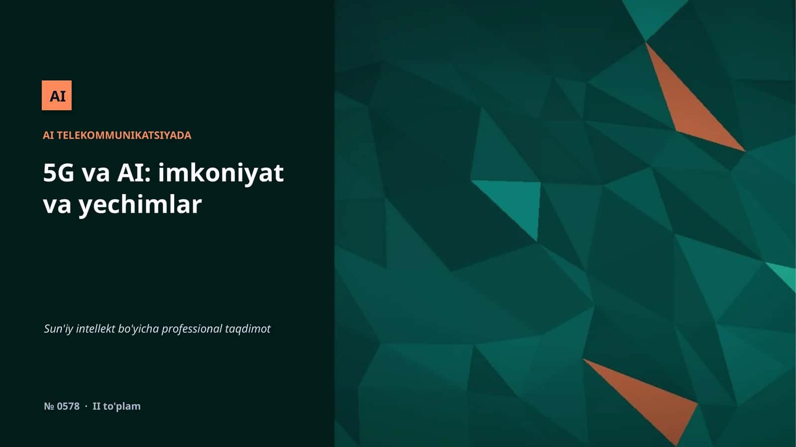 AI TELEKOMMUNIKATSIYADA