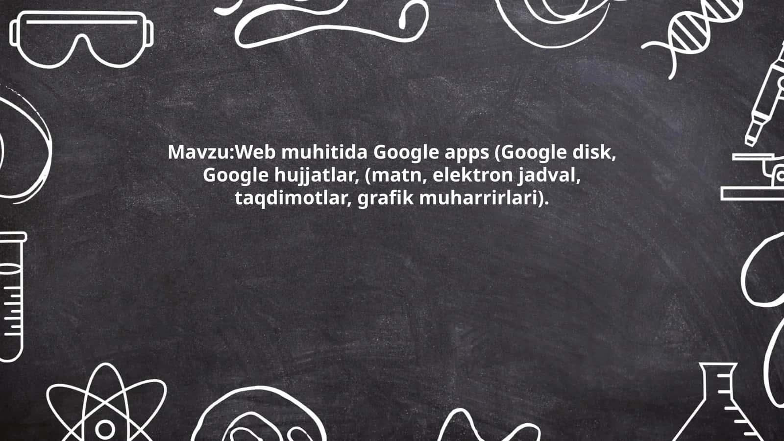 Google Disk asoslari