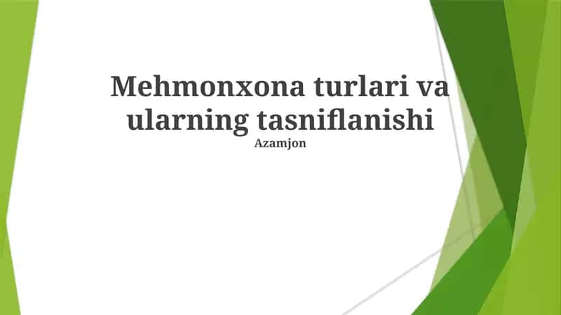 Lyuks Spa mehmonxonalari