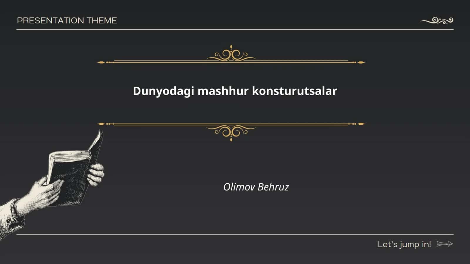 Dunyodagi mashhur konsturutsalar