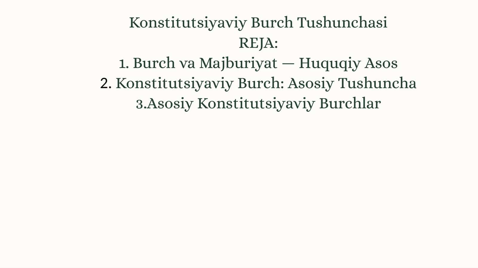Konstitutsiyaviy Burch Tushunchasi