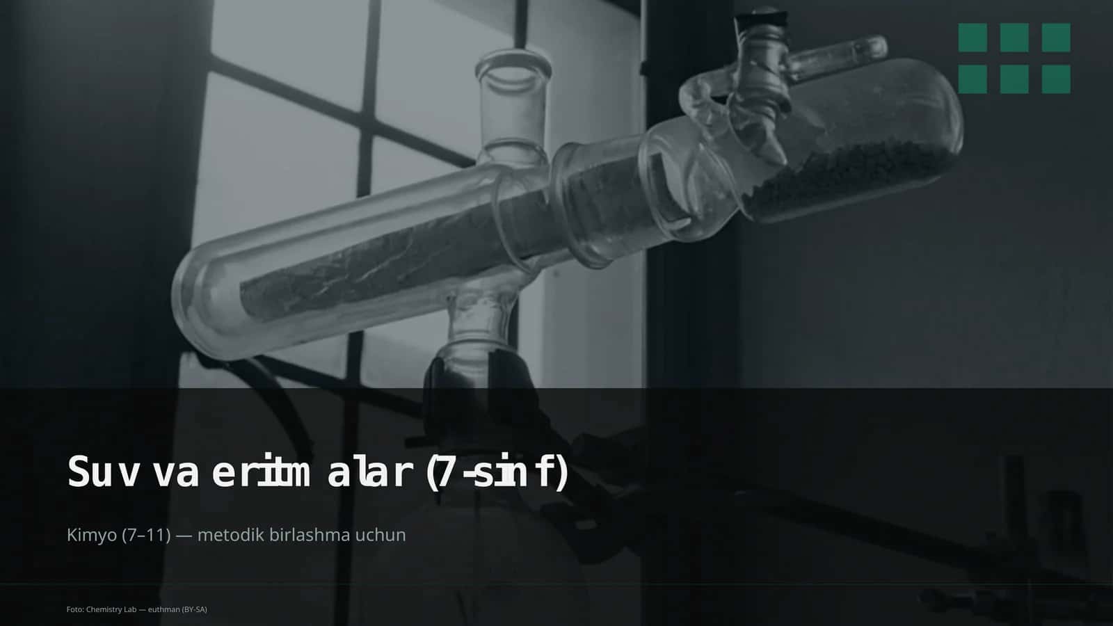 Suv va eritmalar (7-sinf)