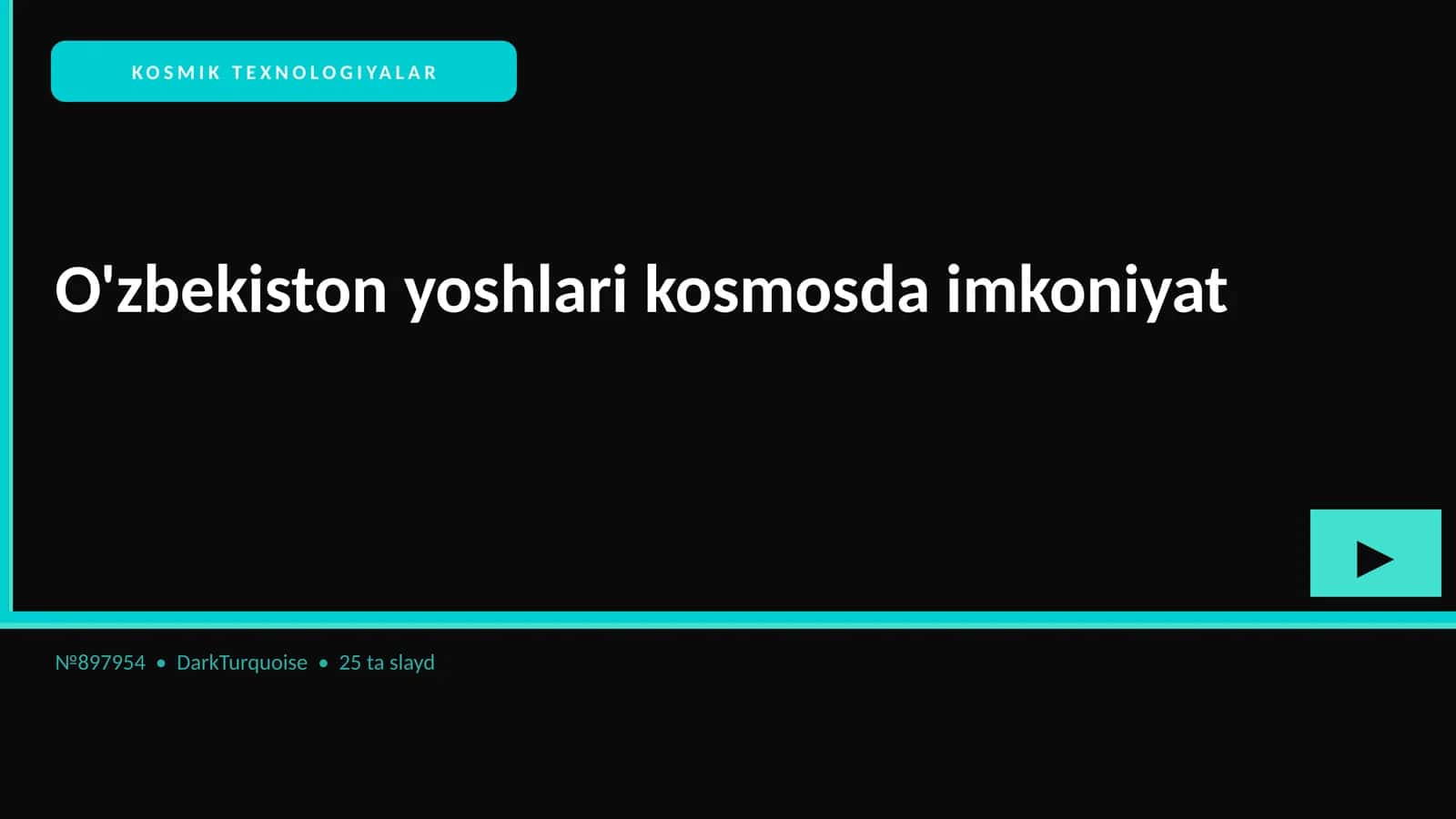 KOSMIK TEXNOLOGIYALAR
