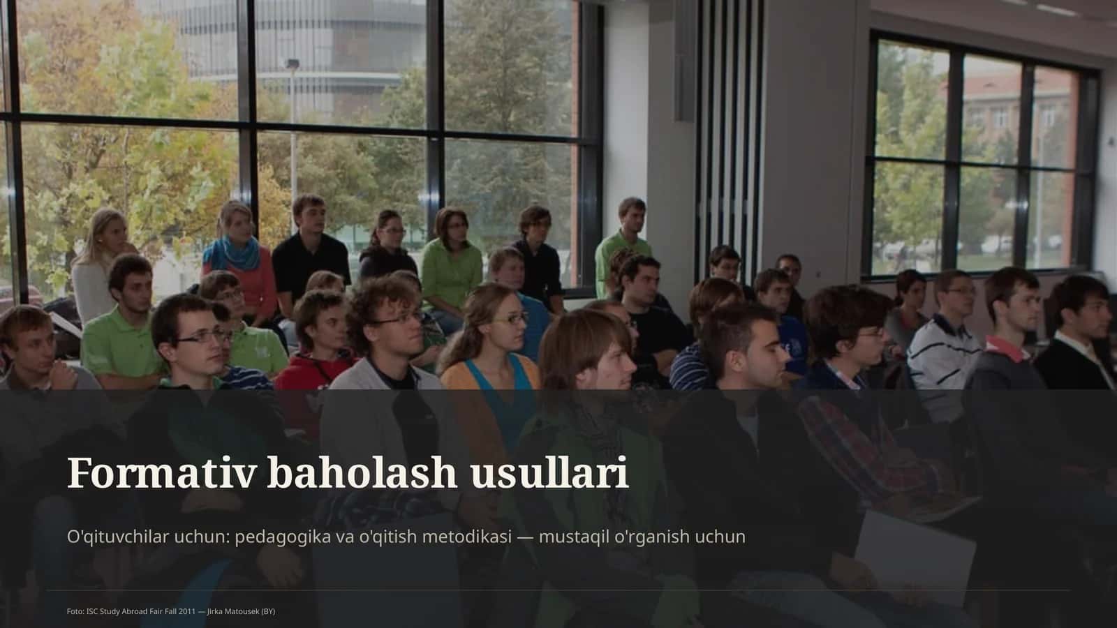 Formativ baholash usullari