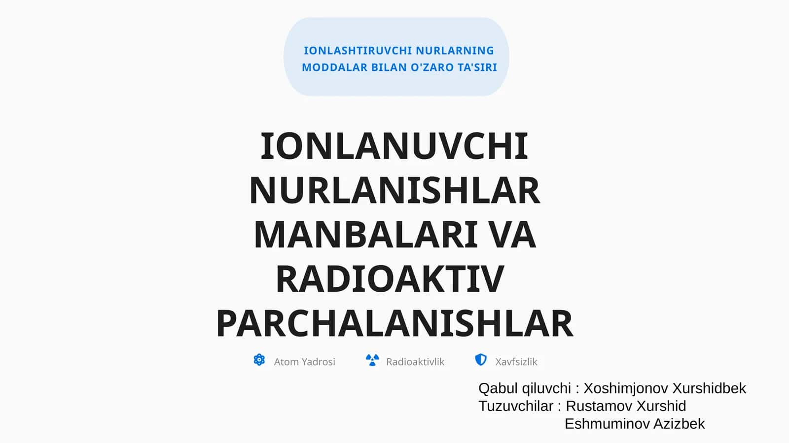 IONLASHTIRUVCHI NURLANISH MANBALARI