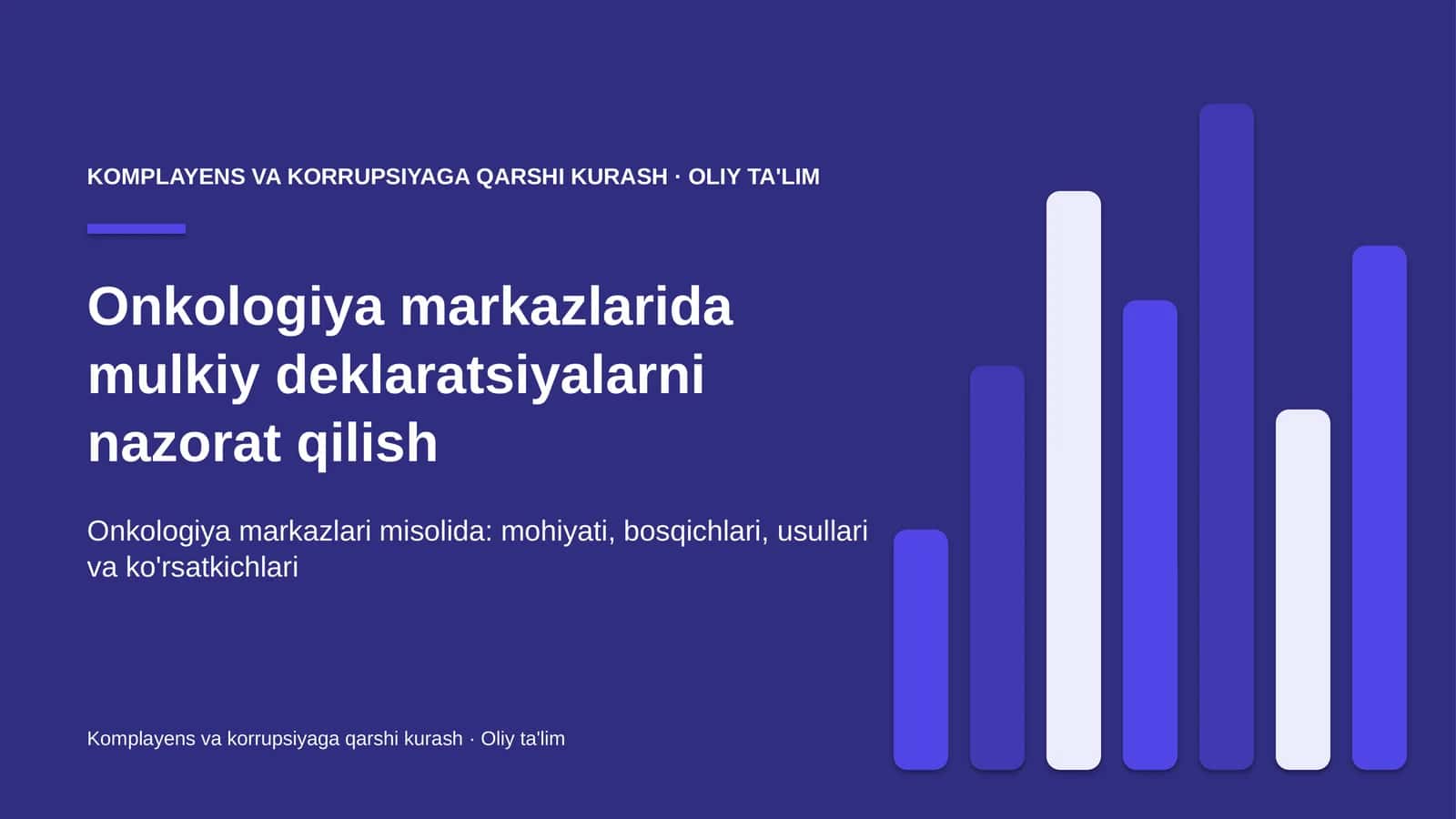 onkologiya markazlarida mulkiy deklaratsiyalarni nazorat qilish 3460