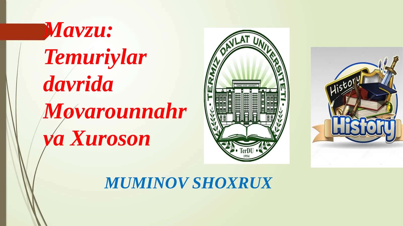 Temuriylardavrida Movarounnahr va Xuroson