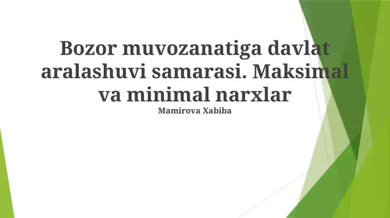 Narx Limitlari: Ta'siri va Oqibatlari