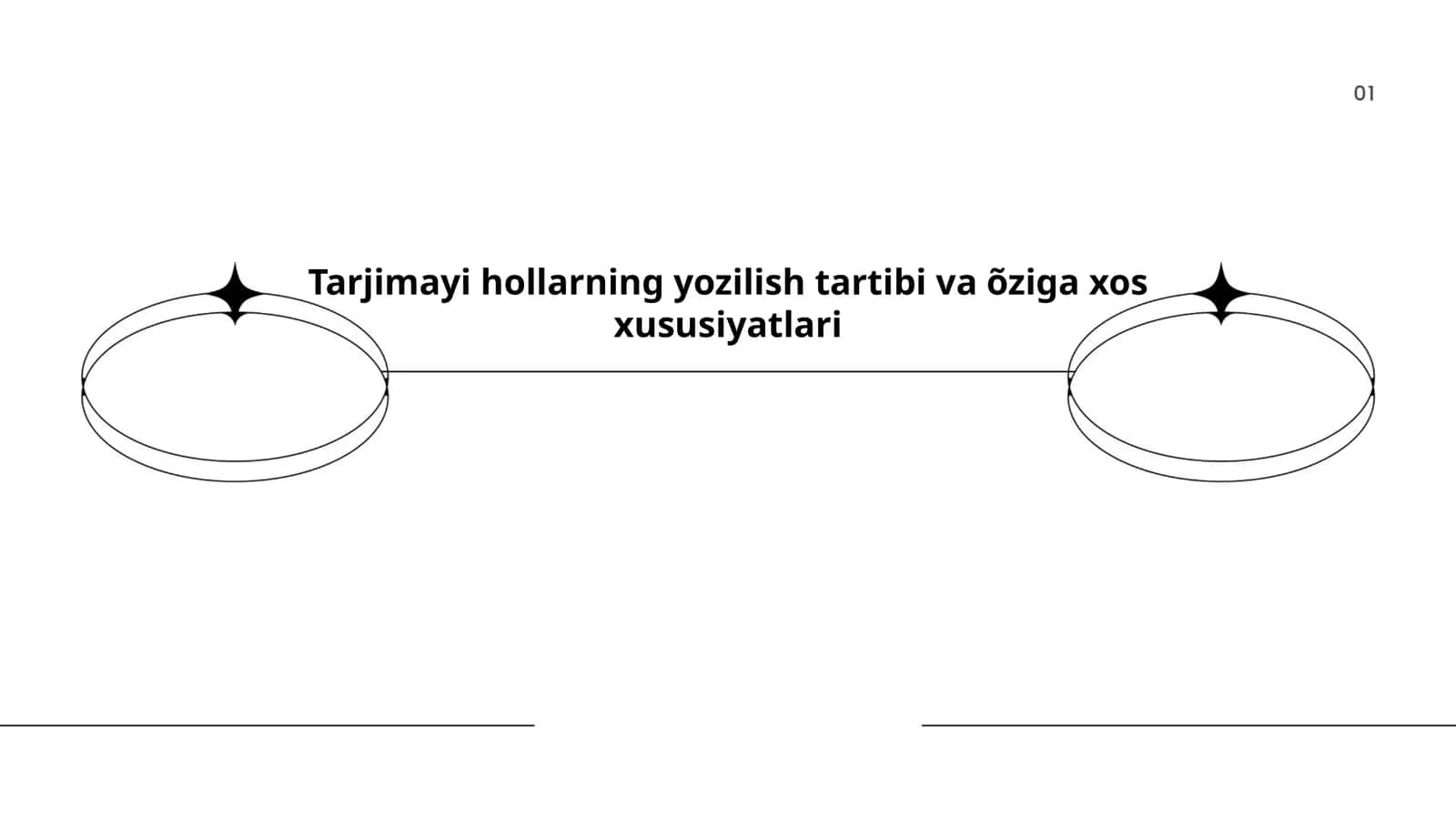 Tarjimayi hollarning yozilish tartibi va õziga xos xususiyatlari