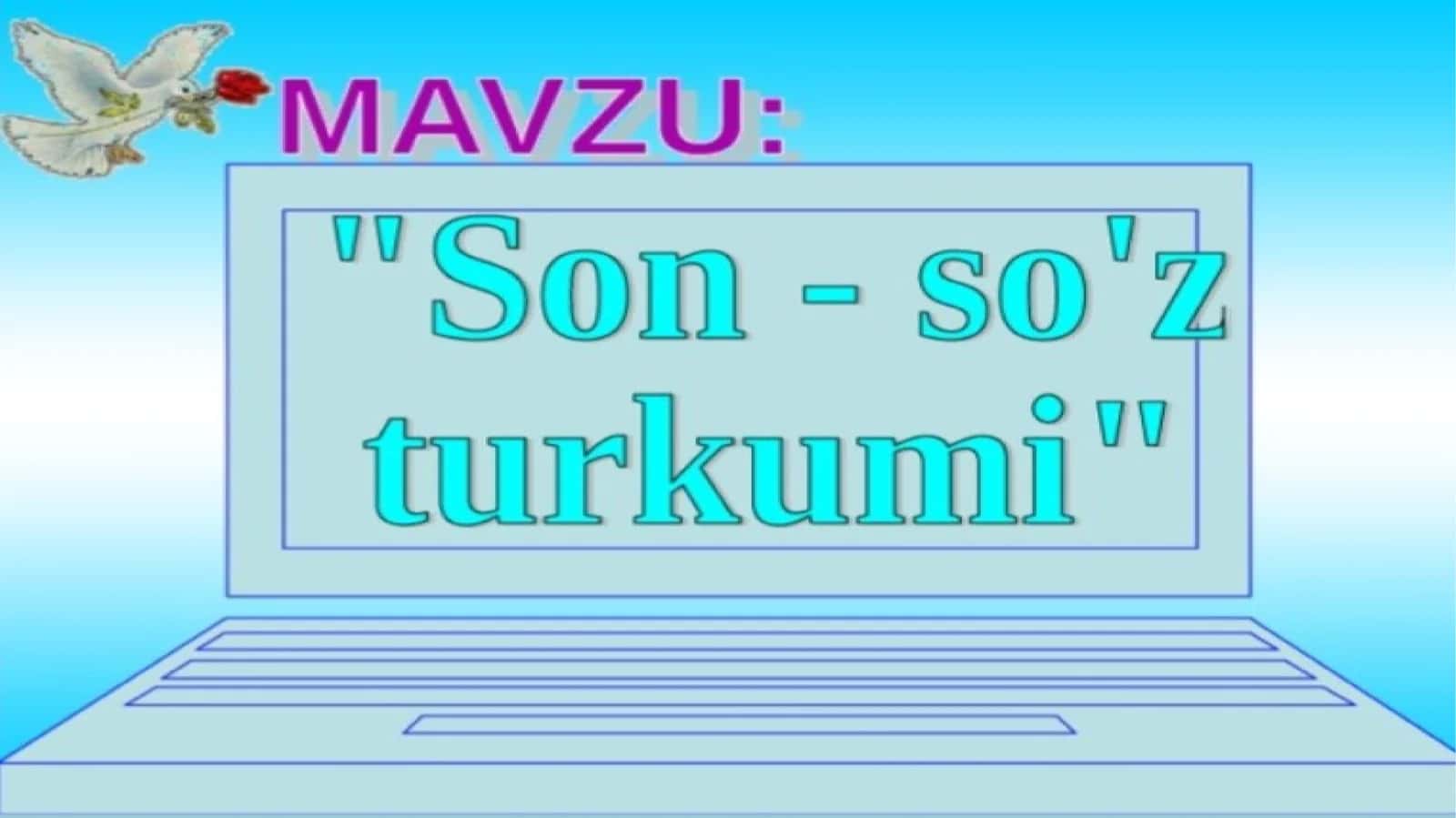 Son so`z turkumi