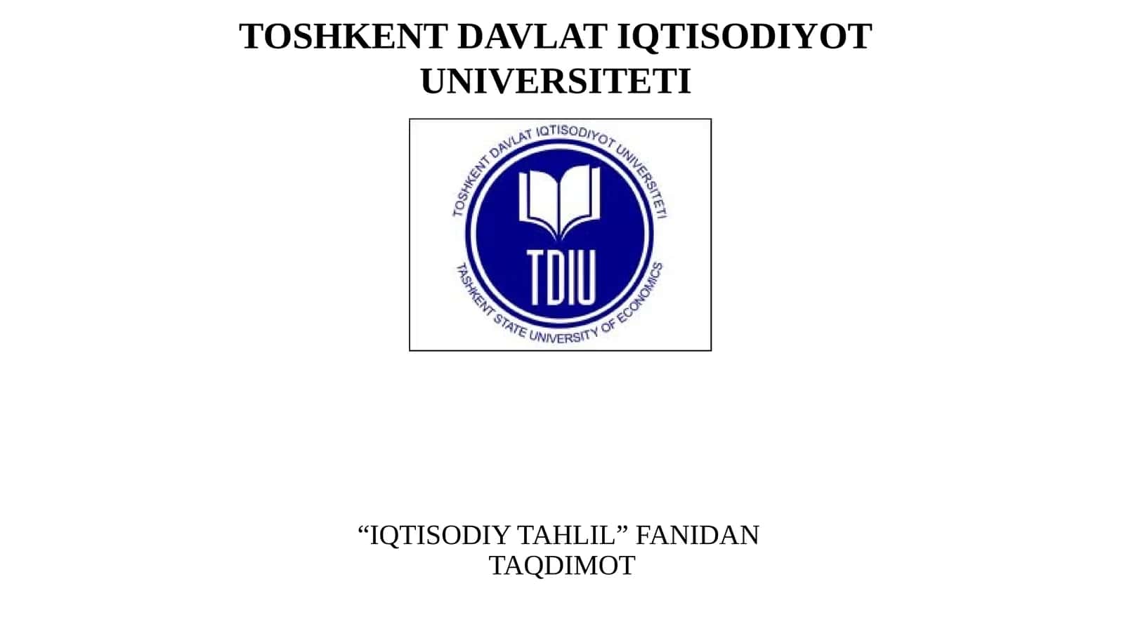 Moddiy resurslardan foydalanish samaradorligi tahlili PPT