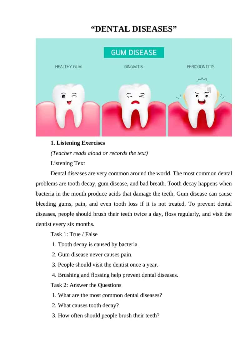DENTAL DISEASES