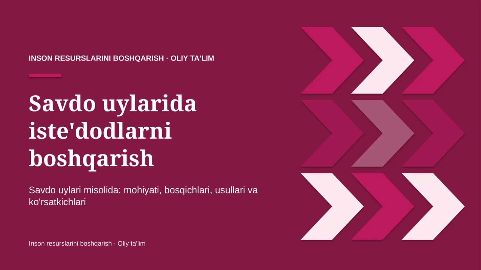 savdo uylarida iste'dodlarni boshqarish 9384