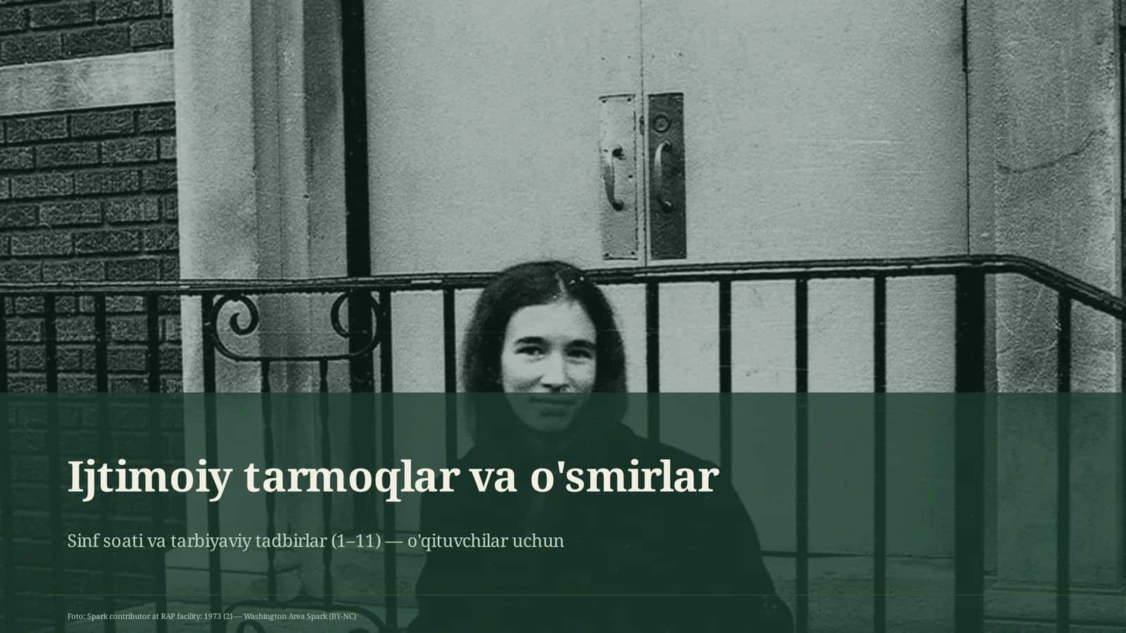 Sinf soati va tarbiyaviy tadbirlar (1–11) — o'qituvchilar uchun