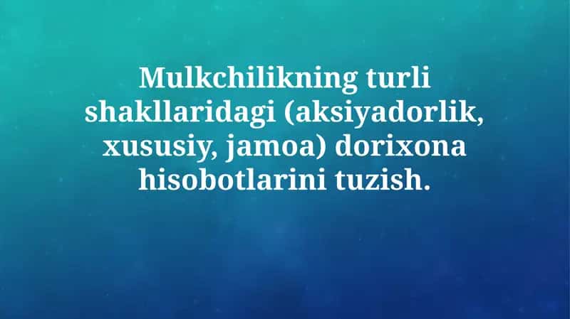 Farmatsevtika hisobotlari O'zbekiston Respublikasi qonunchiligiga muvofiq xususan 787-sonli farmoyish va farmatsevtika faoliyatini tartibga soluvchi boshqa normativ hujjatlarga