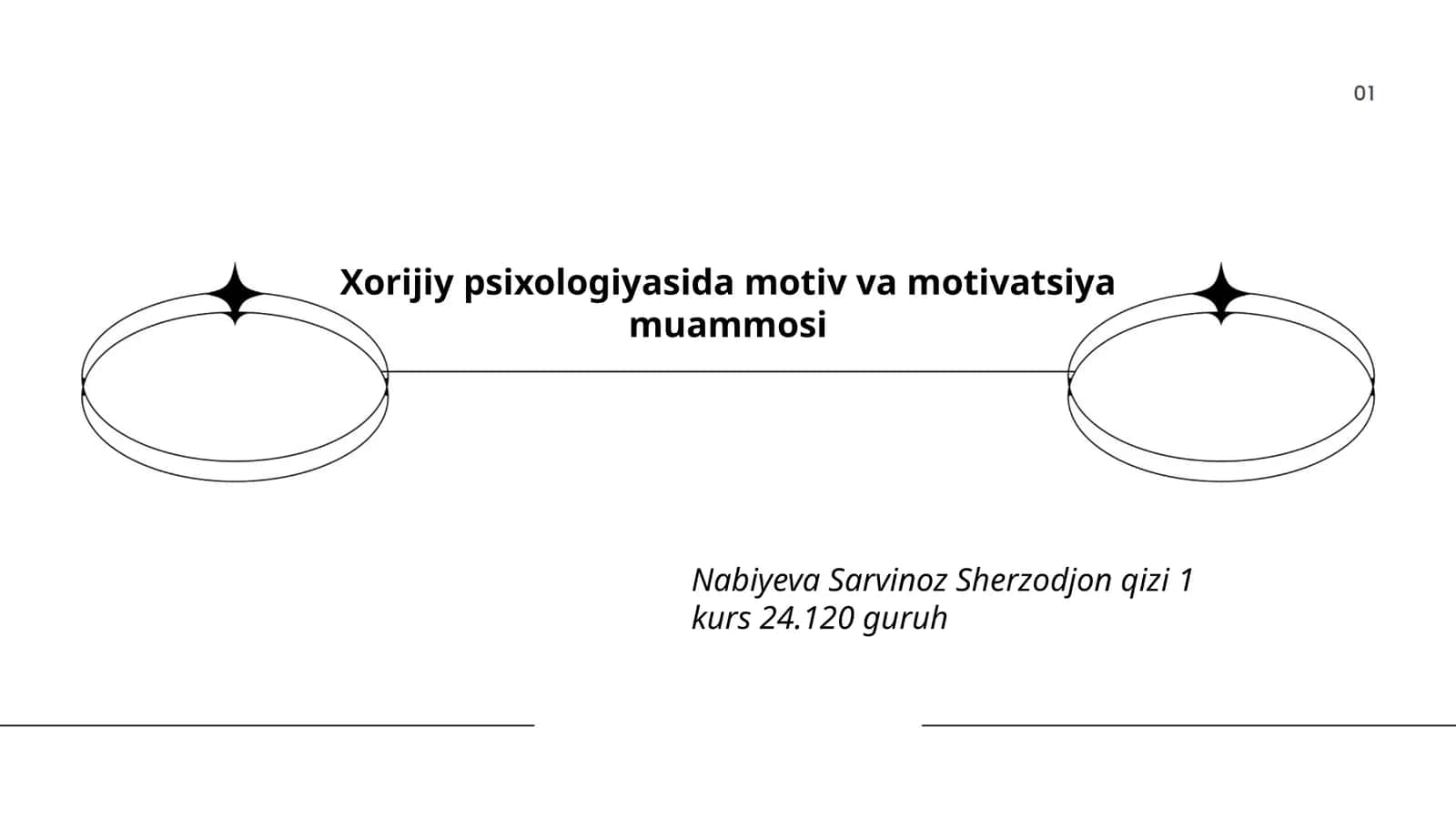 Xorijiy psixologiyasida motiv va motivatsiya muammosi