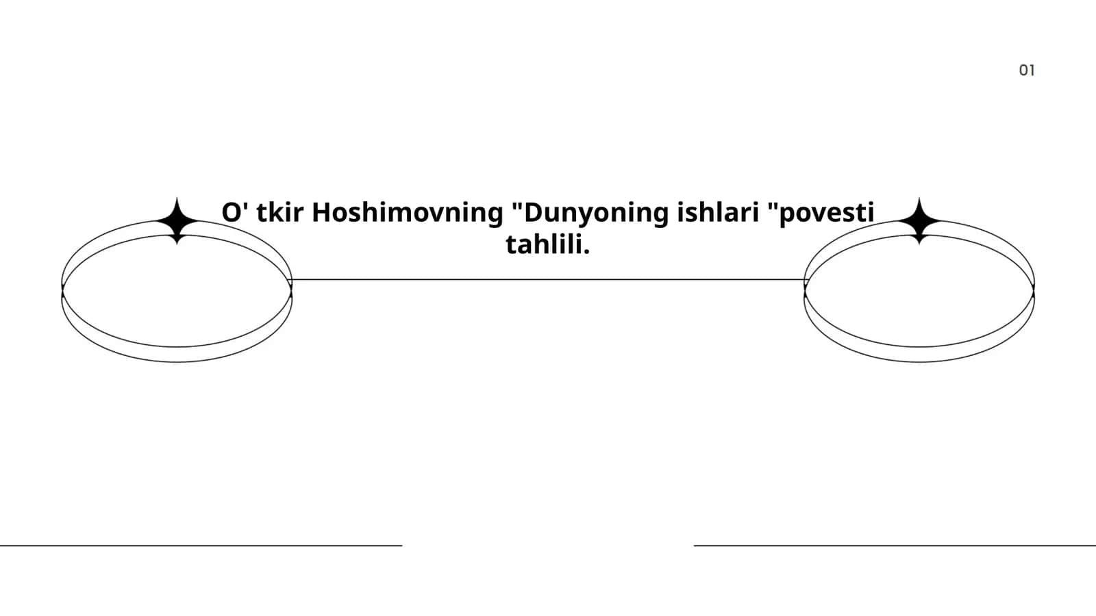 Dunyoning ishlari "povesti tahlili