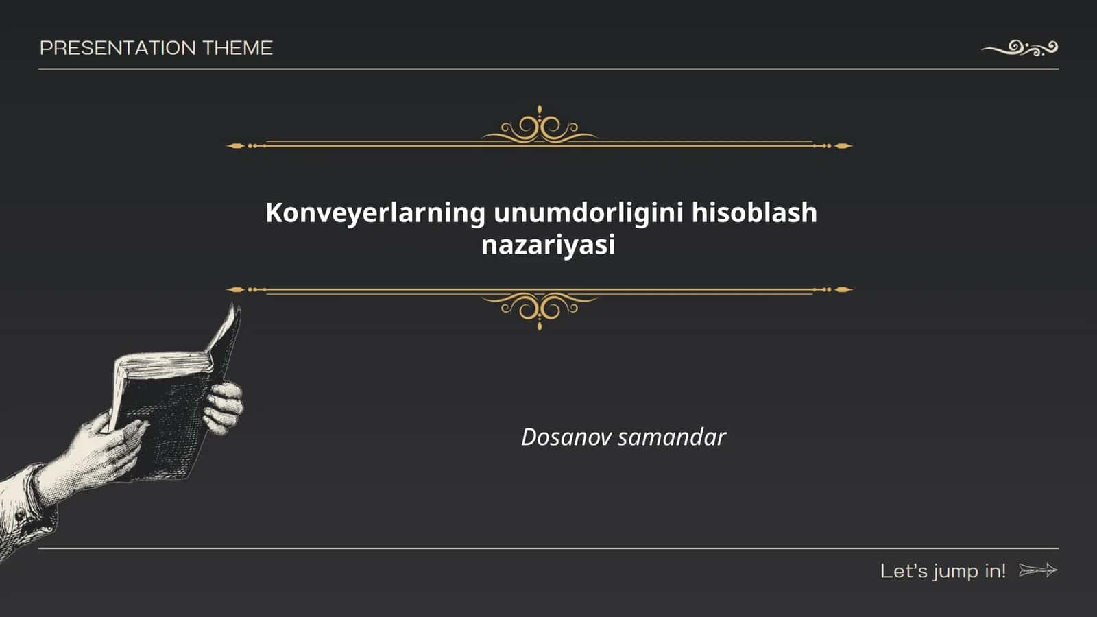 Konveyerlarning unumdorligini hisoblash nazariyasi