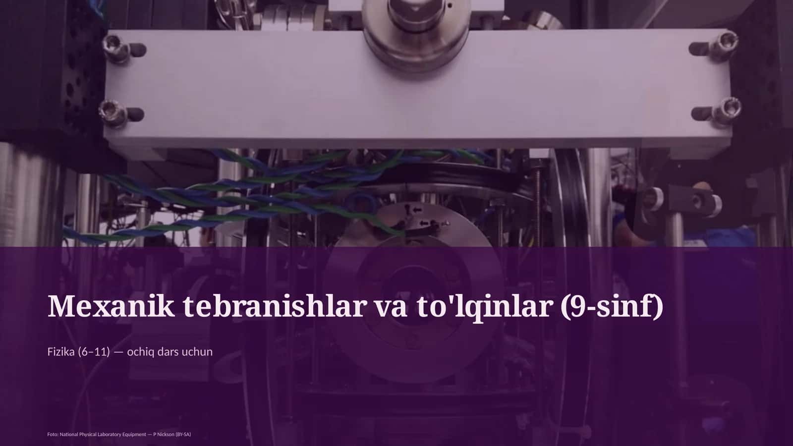 Mexanik tebranishlar va to'lqinlar (9-sinf)
