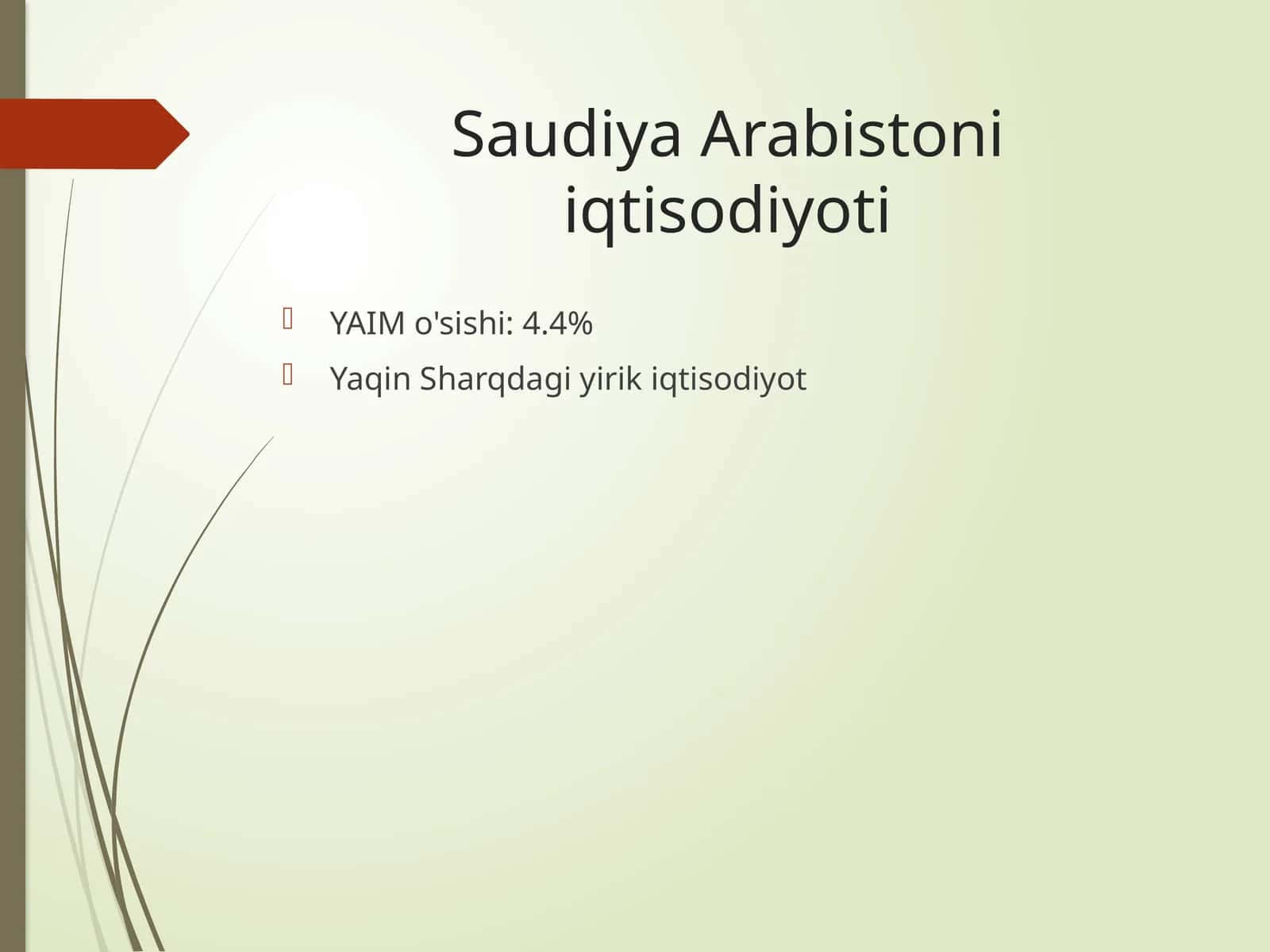 Saudiya Arabistoni iqtisodiyoti