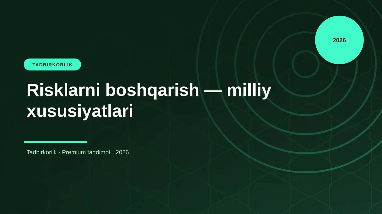 Risklarni boshqarish — milliy xususiyatlari