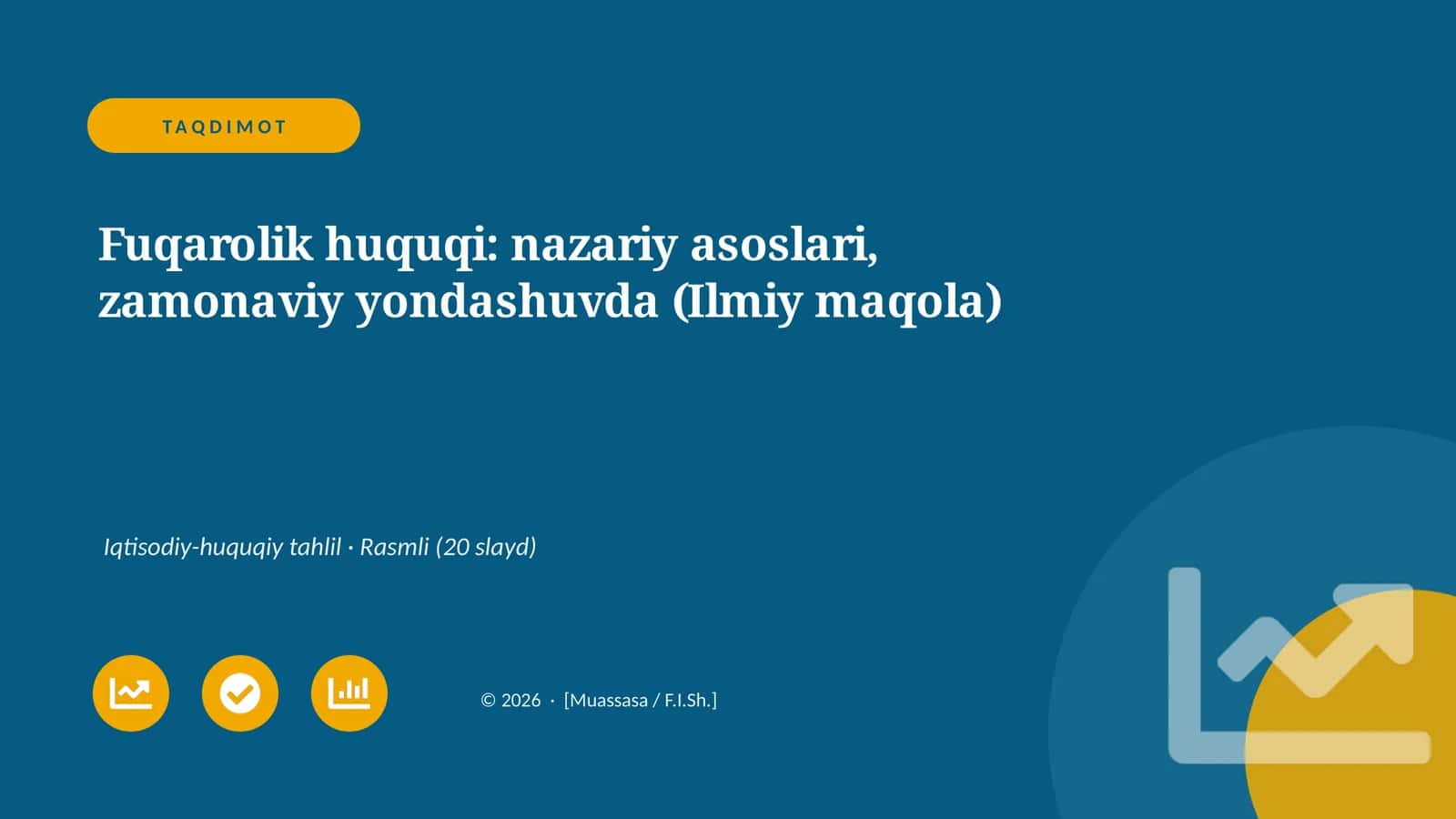 Fuqarlik huquqi: nazariy asoslari, zamonaviy yondashuvda