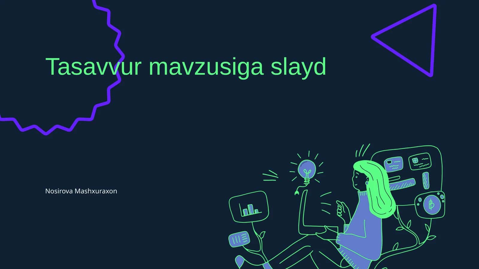 Tasavvur mavzusiga slayd