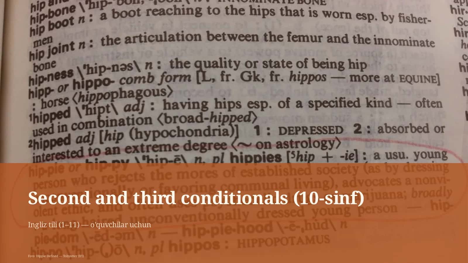 Second and third conditionals (10-sinf)