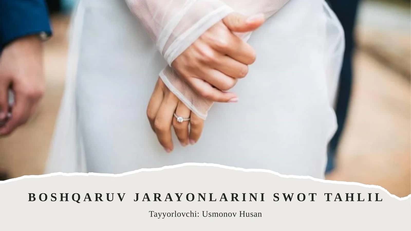 BOSHQARUV JARAYONLARINI SWOT TAHLIL